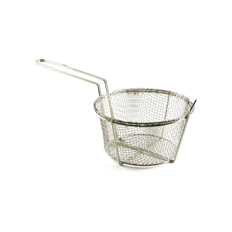 Canasto Freir Malla Gruesa Inox Rdo Ø21Cmx11Cm