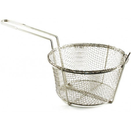 Canasto Freir Malla Gruesa Inox Rdo Ø21Cmx11Cm