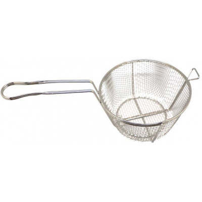 Canasto Freir Malla Gruesa Inox Rdo Ø24Cmx14Cm