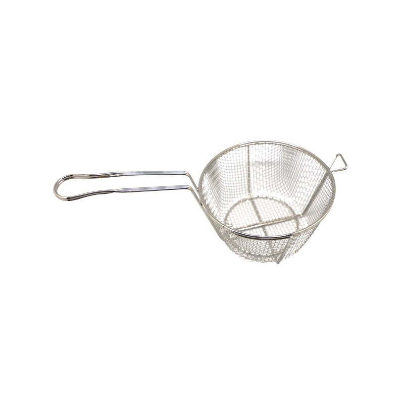 Canasto Freir Malla Gruesa Inox Rdo Ø24Cmx14Cm