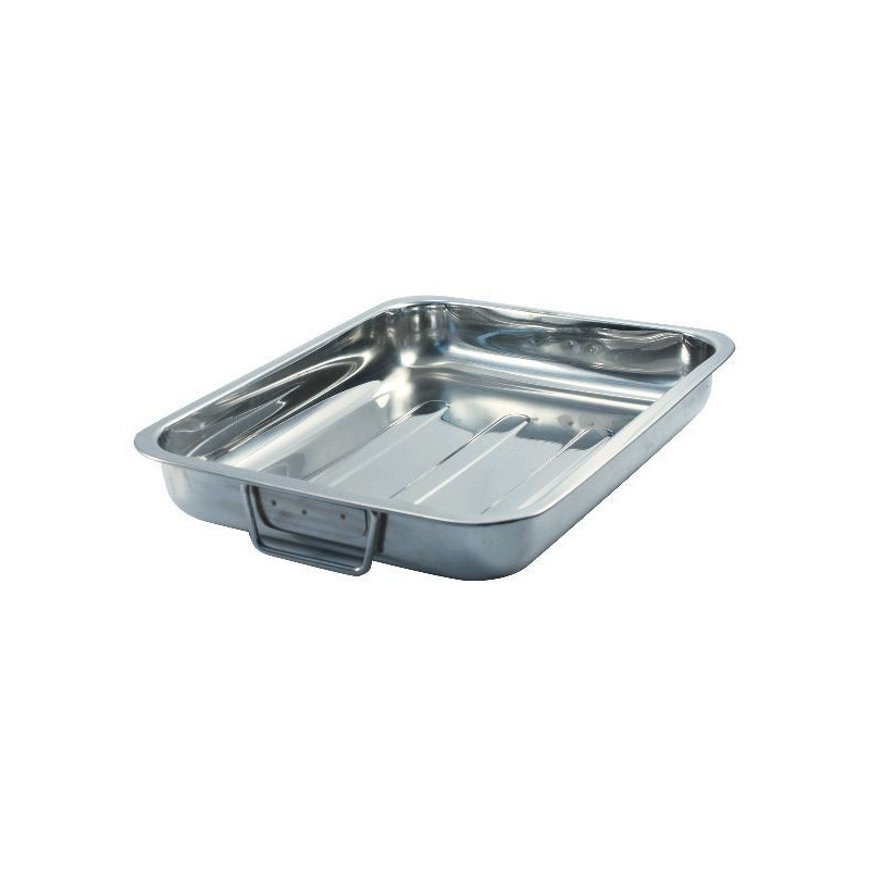 Asadera Inox Con Asa 37X28.5X6Cm Kmw