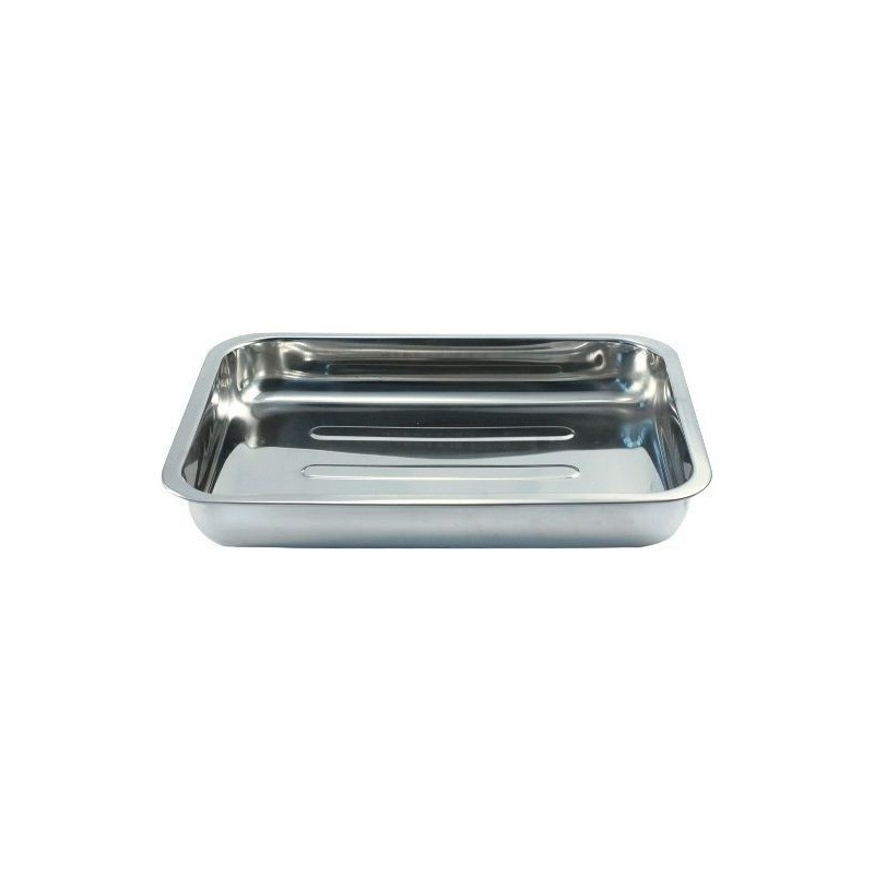 Asadera Inox Con Asa 37X28.5X6Cm Kmw