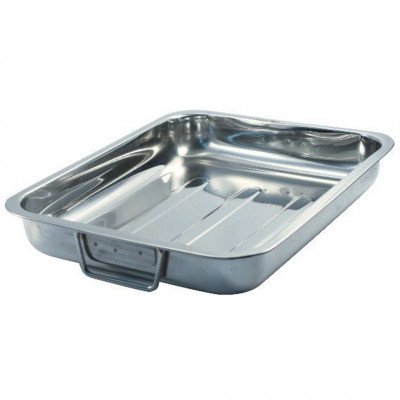 ASADERA RECT INOX 42X31X6.5CM C/ASAS ABA KMW