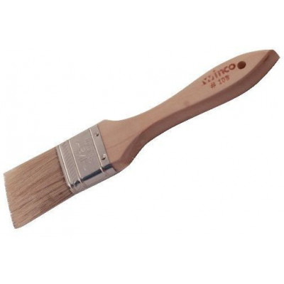 Brocha Sintetica Blanco 20X3.5Cm C/Banda Metal Madera Winco