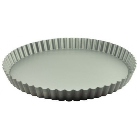 Molde Kuchen Acanalado Desmontable Alum 0.8Mm 28X26X2.6Cm Sanneng