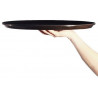 Bandeja Garzón 45cm Plástico Antideslizante Negra