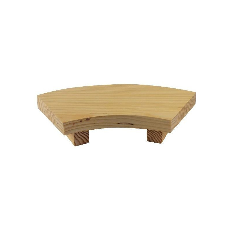 Bandeja Sushi Arco Madera Natural 30X14X5Cm