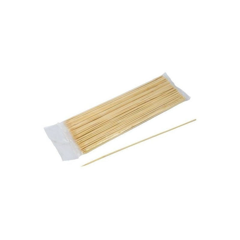 Palito Brocheta 25Cm Bambu 100Un