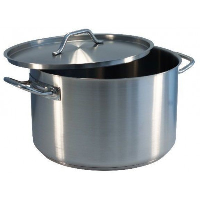 Cacerola Alta 16L Inox 1.0Mm Ø32X20Cm C/Tapa F/Difusor Big C