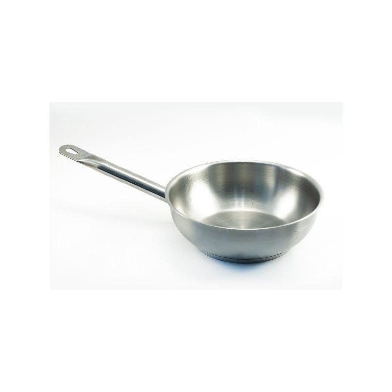 Sarten Ø20X6.5Cm Inox 0.8Mm Big Chef F/Difusor