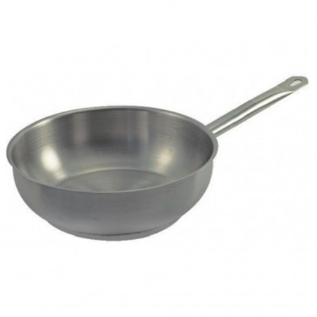 Sarten Acero Inoxidable Ø24x7.5cm con Fondo Difusor Big Chef