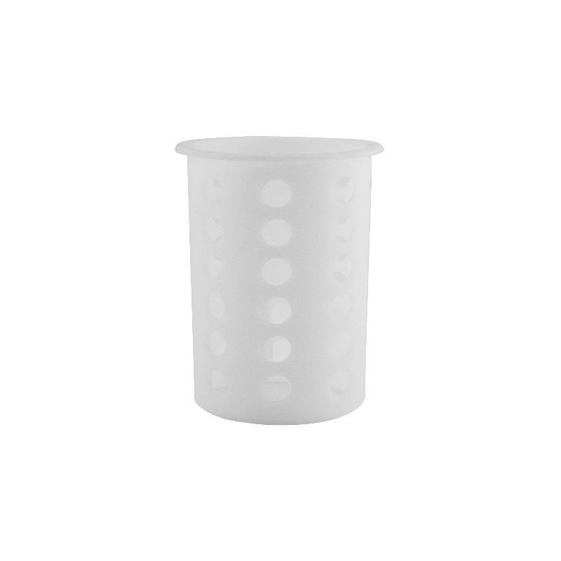 Cilindro Cubiertos Plast 11X14Cm Blanco