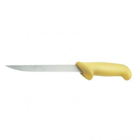Cuchillo Fileteador 18Cm Amarillo Big Chef Maestro Inox