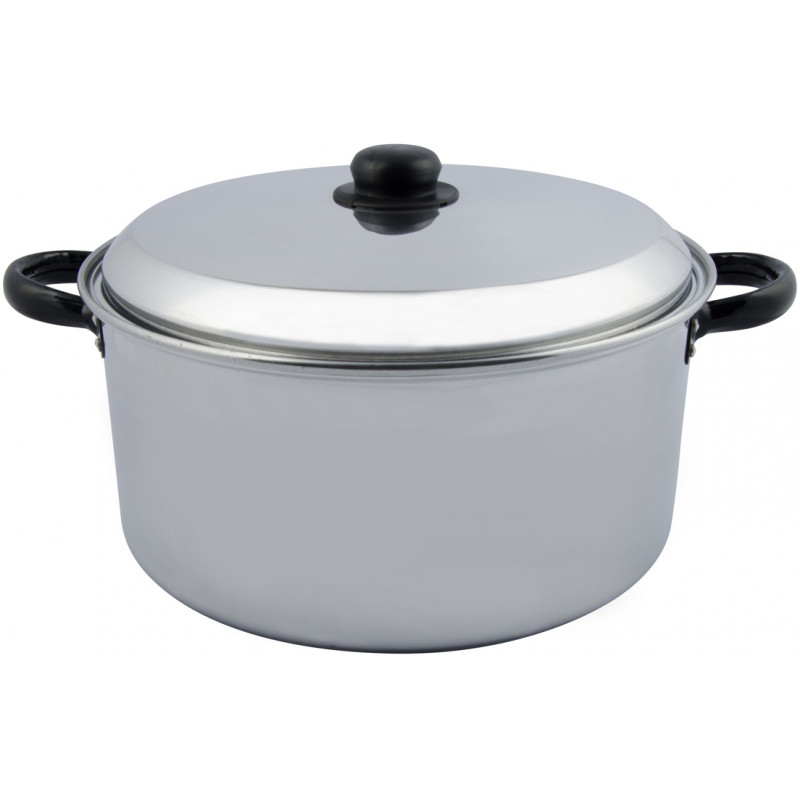 Cacerola Media 10L Alum 1.2Mm Ø30Cm C/Tapa