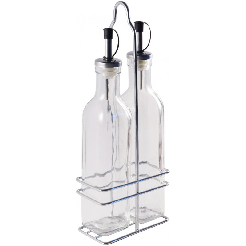 Alcuza Ole 280ml Vidrio Transparente Set 2 Piezas