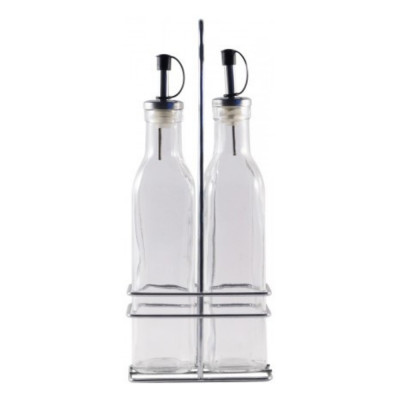 Alcuza Ole 280ml Vidrio Transparente Set 2 Piezas