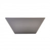 Set 3 bowl cuadrado blanco melamina ART 18cm
