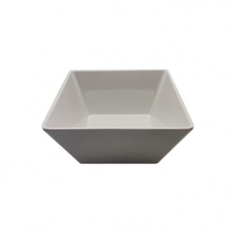 Set 3 bowl cuadrado blanco melamina ART 18cm