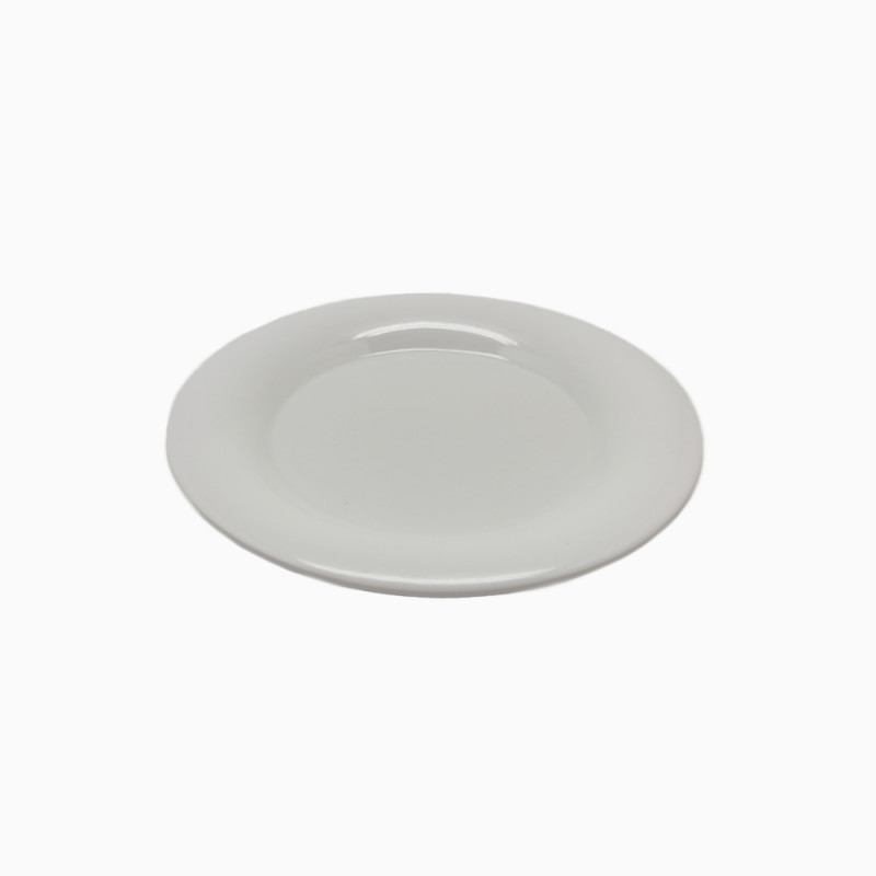Set 6 plato blanco melamina ART 16.5cm