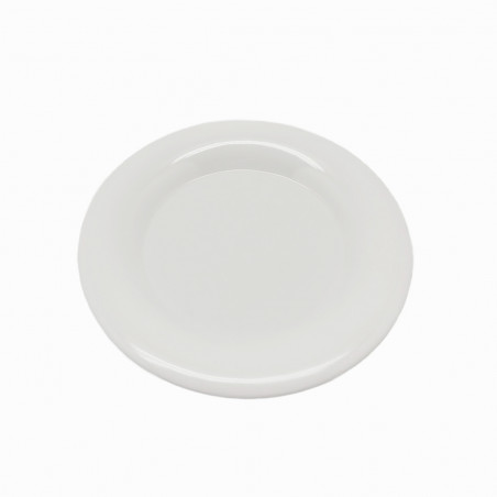 Set 6 plato blanco melamina ART 16.5cm