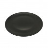 SET 3 PLATO FUSION PRES RDO 28CM PORC NEGRO
