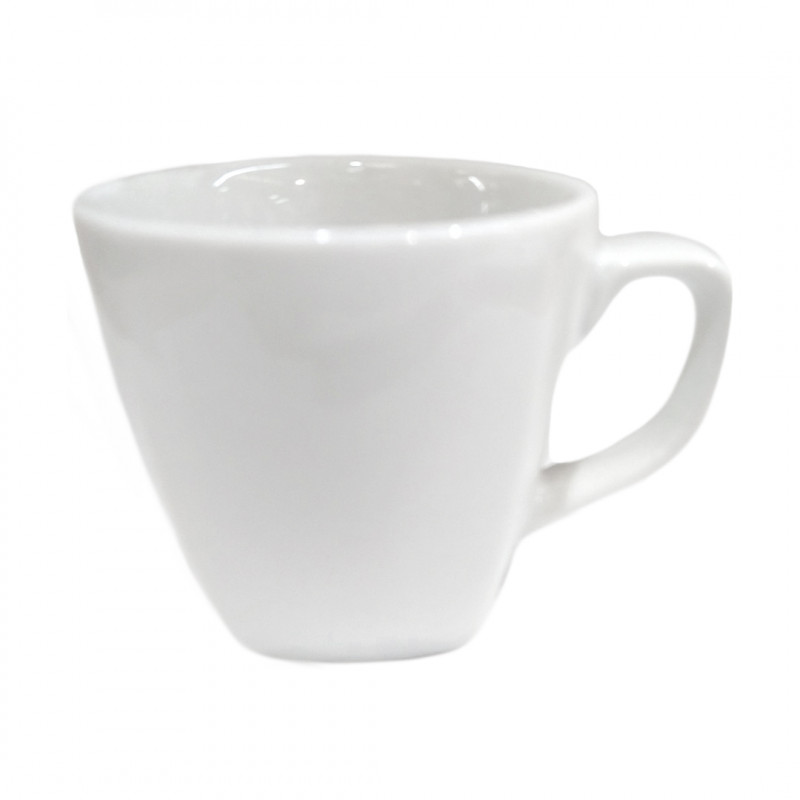 SET 6 TAZA CAFÉ PRISMA 100ML PORC BLANCO