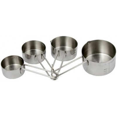 Taza Medidora Inox 60/250Ml Norpro Set 4Pzs