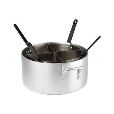 Cocedor Pastas 22L Alum 3.5Mm Set 4 Pzs Winco