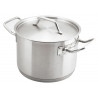 CACEROLA INOX 304 ALTA Ø20X14CM 4.4LTS C/ASAS INOX 304 0.8MM F/DIFUSOR BIG CHEF