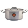 Cacerola Media Acero Inoxidable 5L con Tapa Big Chef