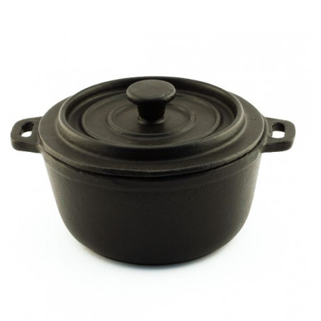 OLLA FIERRO FUNDIDO NEGRO Ø13CM NEGRO