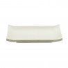 Plato Sushi Rect 22.6X9.7X3Cm Melamina Blanco