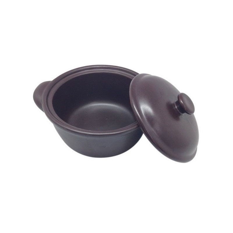 Set ollita cerámica café 13x10cm 6 piezas Pottery