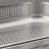 Depósito gastronorm perforado 1/2 10cm acero inoxidable 0.6mm Big Chef