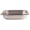 Depósito gastronorm 1/2 6.5cm acero inoxidable 0.6mm Big Chef