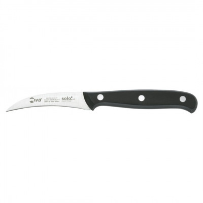 Cuchillo cocina torneador 8cm negro Ivo Solo