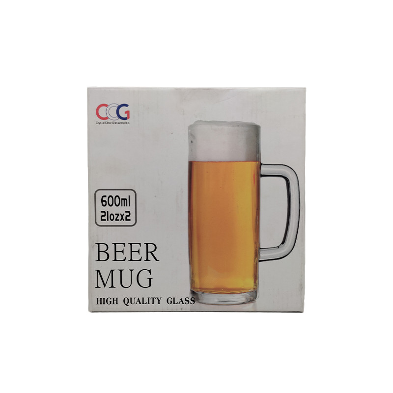 Set vaso chopero cerveza 651ml Brewed 2 unidades