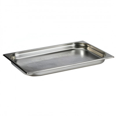 Depósito gastronorm perforado 1/1 2cm acero inoxidable 0.6mm Big Chef
