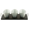 Salsera Oval Castello | Set 3 Potes Porcelana de 14cm