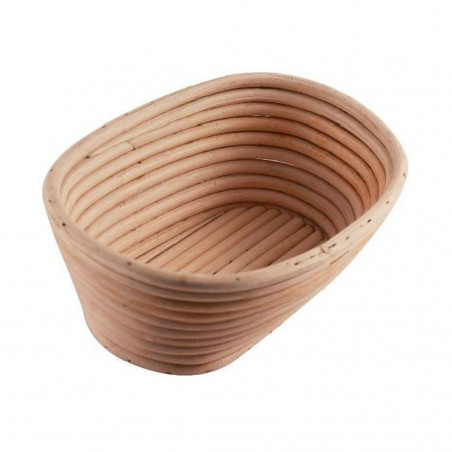 Banneton de rattan ovalado 20x15x8cm