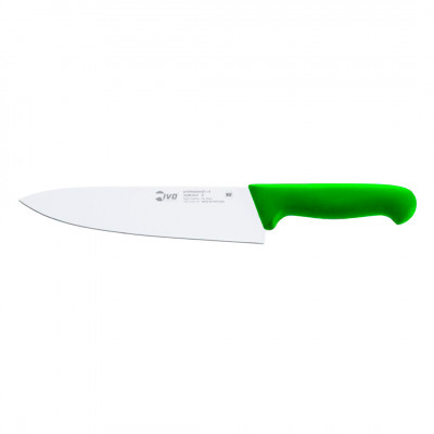 Cuchillo Cocina Medio Golpe Verde 25cm Inox (PROFESSIONAL) IVO