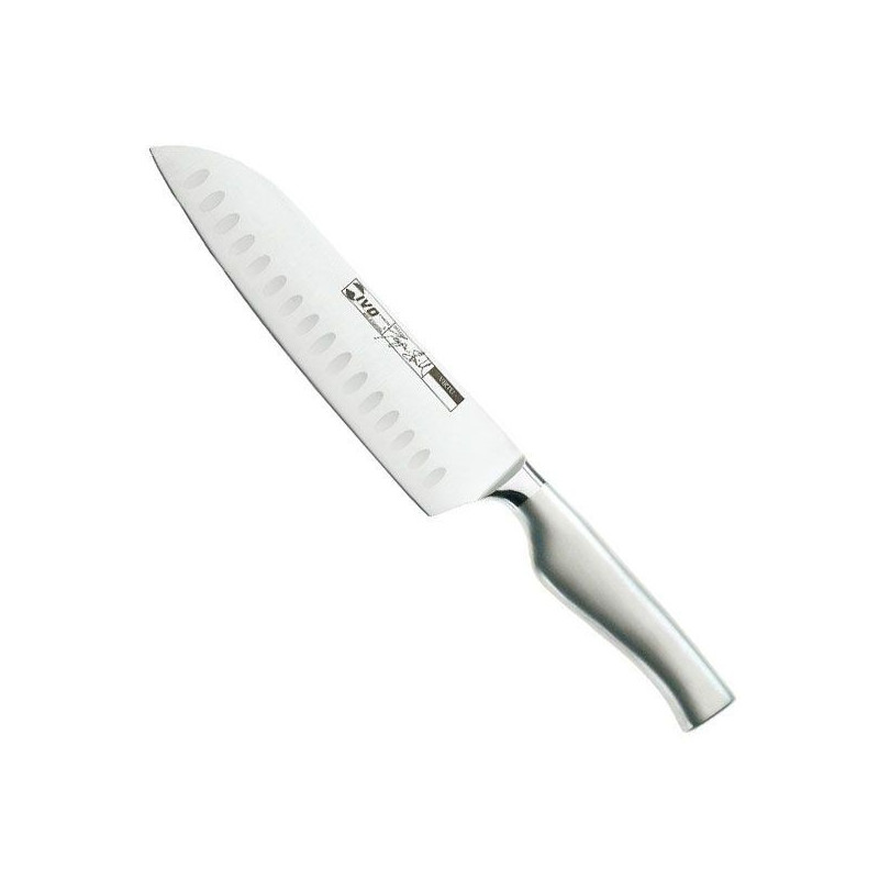 Cuchillo santoku alveolado 18cm acero inoxidable Virtu