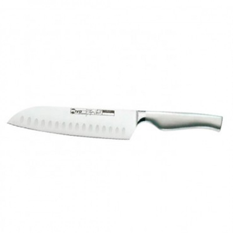 Cuchillo santoku alveolado 18cm acero inoxidable Virtu