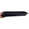 Depósito gastronorm 2/4 10cm policarbonato negro Gplast