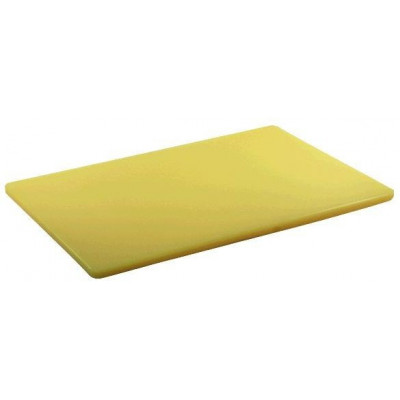 TABLA PICAR PE AMARILLO 60X40X1.2CM BIG CHEF