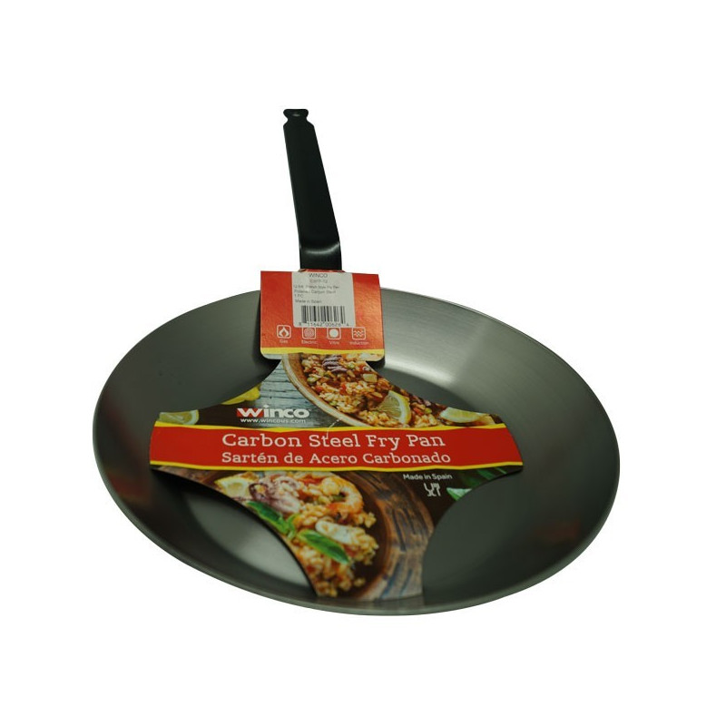 Sarten Ø30.5Cm Acero Carbono 2.5Mm Winco