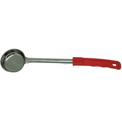 Cucharon Porcionador Inox 60Ml / 2Oz Liso Rojo