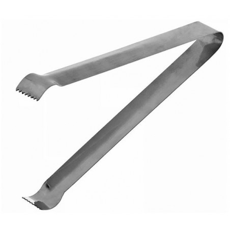 Pinza Hielo Inox 18Cm