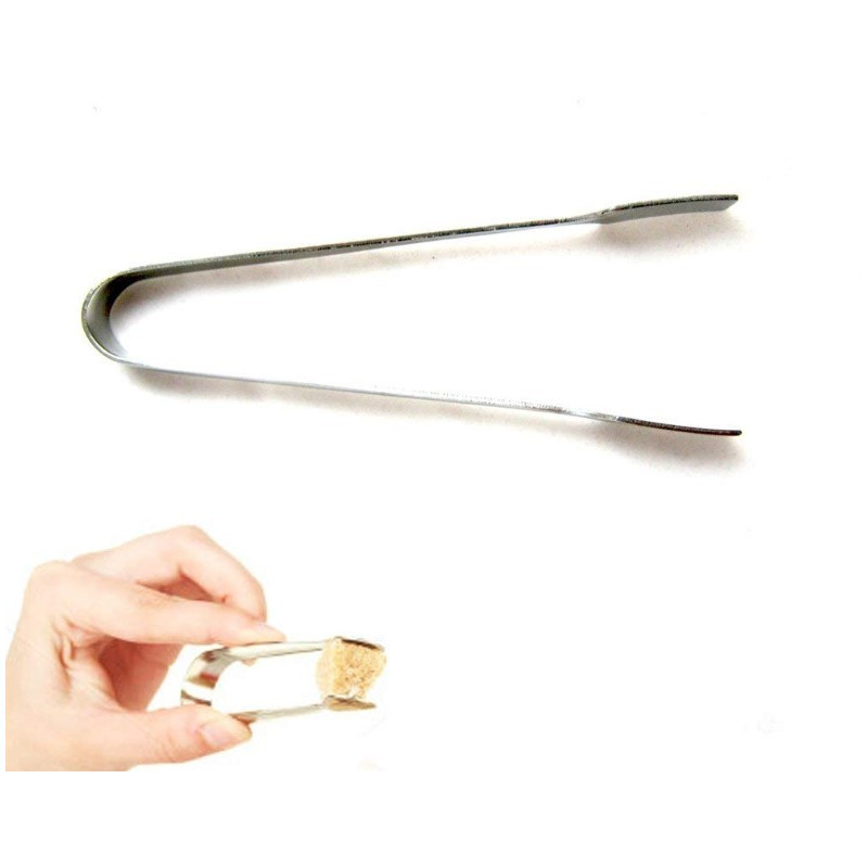 Pinza Azucar Inox 12Cm