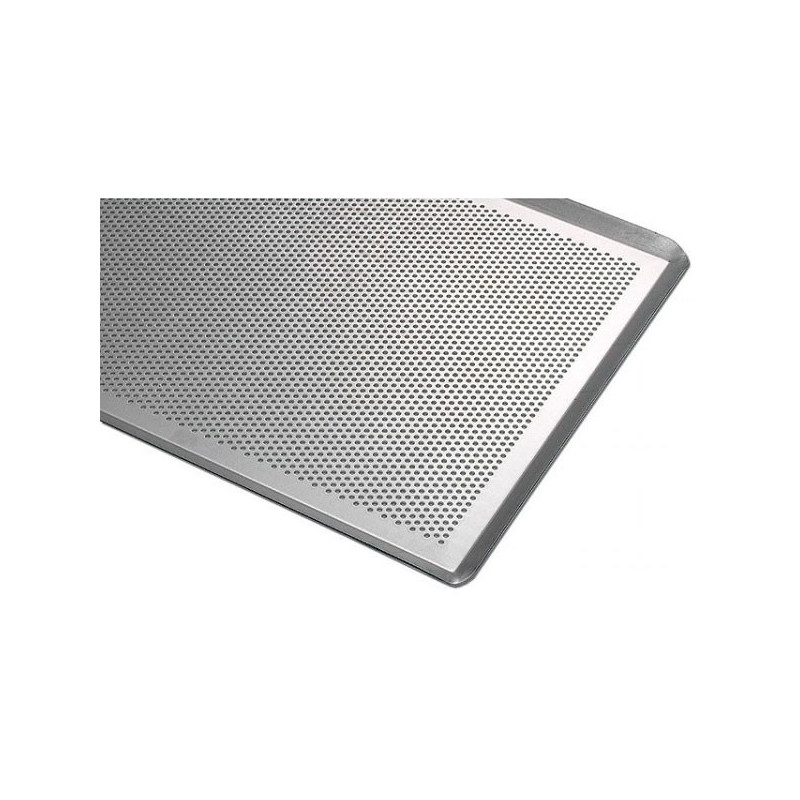 Bandeja horno perforada aluminio 60x40x2cm